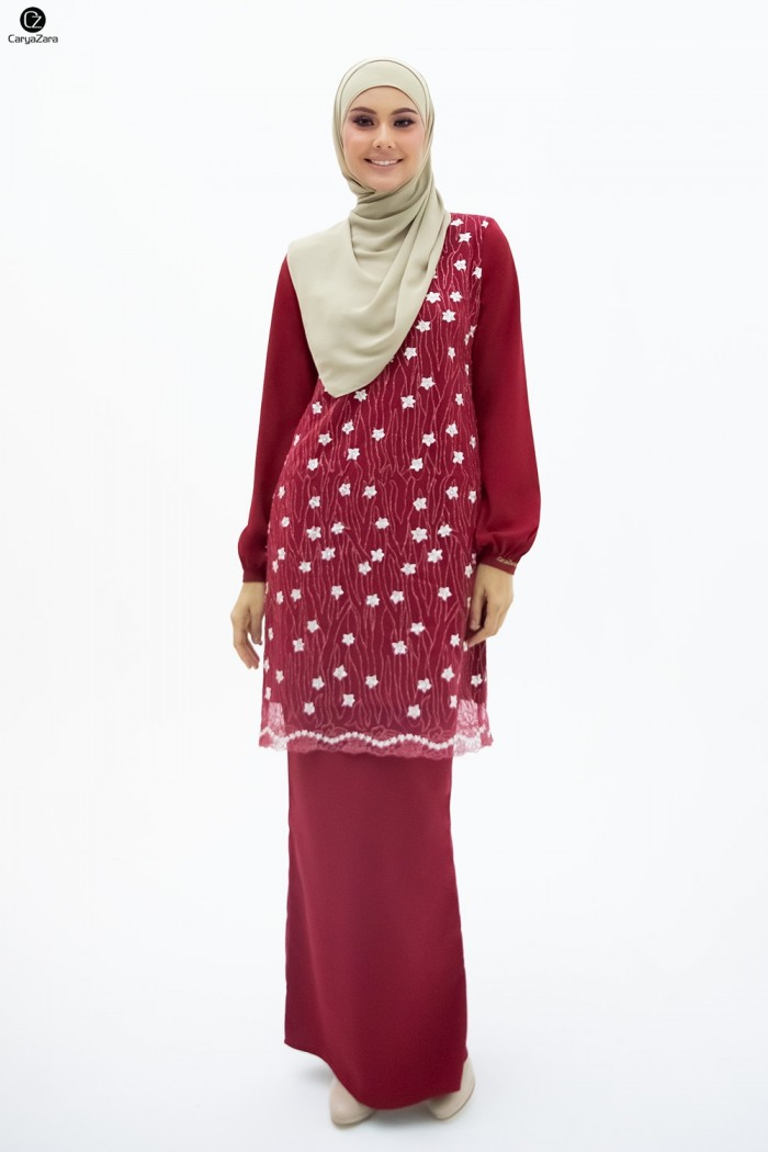 Lateefa Luxe - Maroon