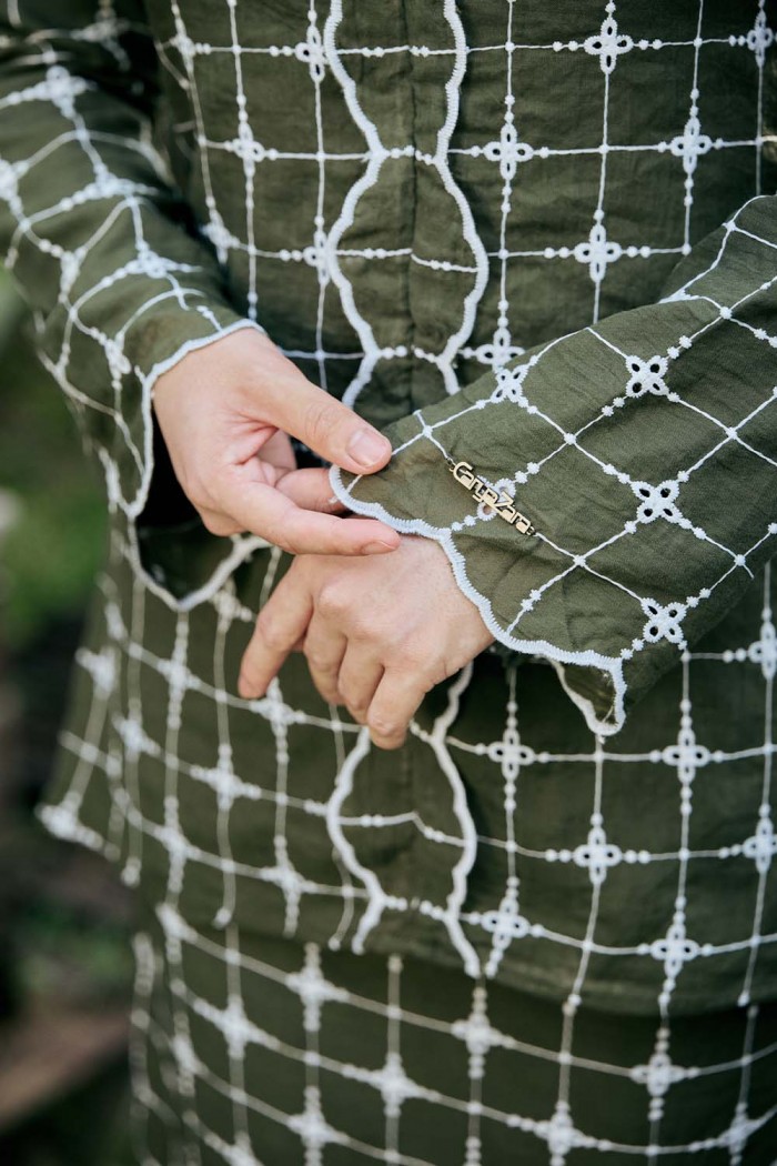 Marwa Kebaya - Olive Green