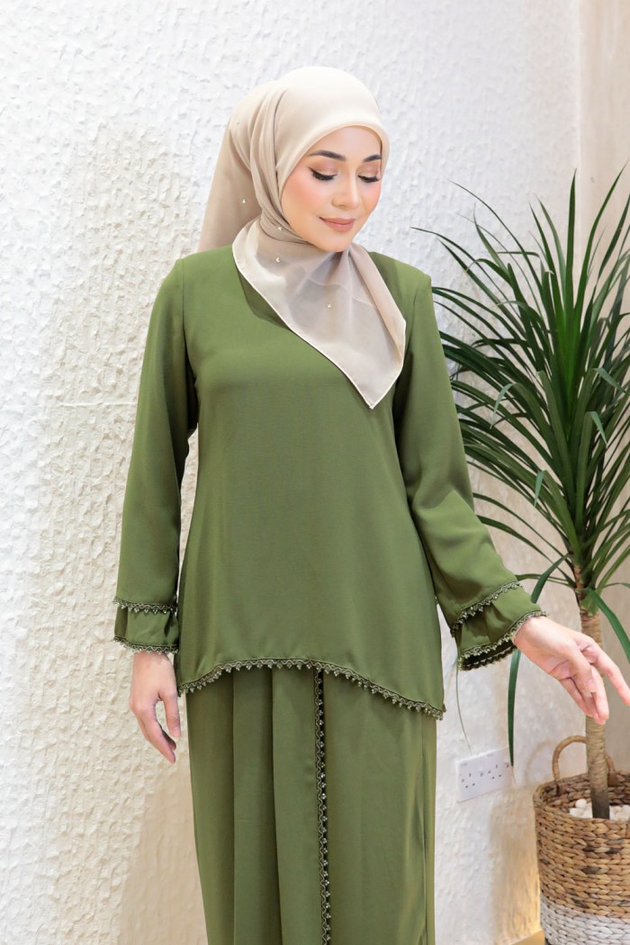 Seri Mini Kurung - Olive Green