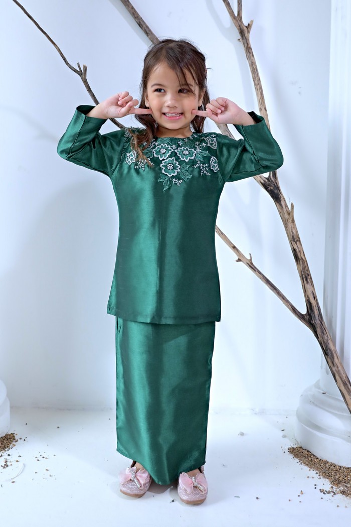 Talita Silk Kids - Emerald Green
