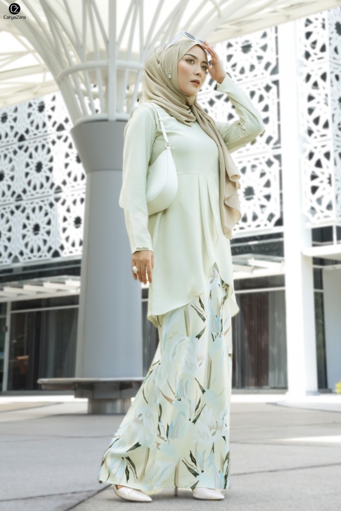 Tulip Printed - Khakis Green