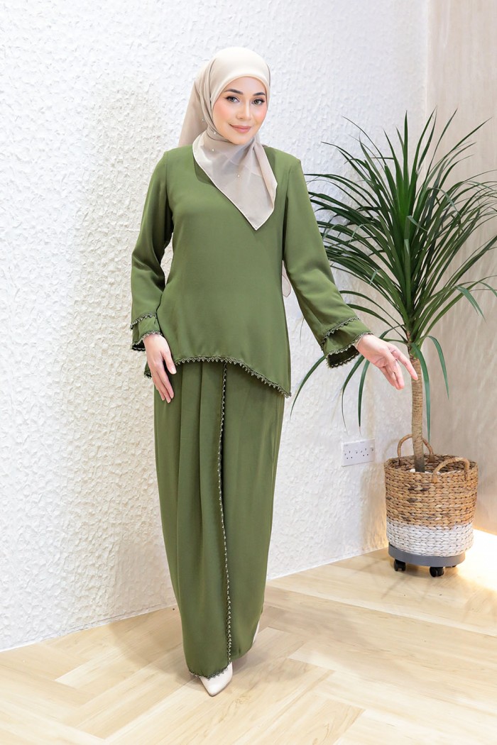 Seri Mini Kurung - Olive Green