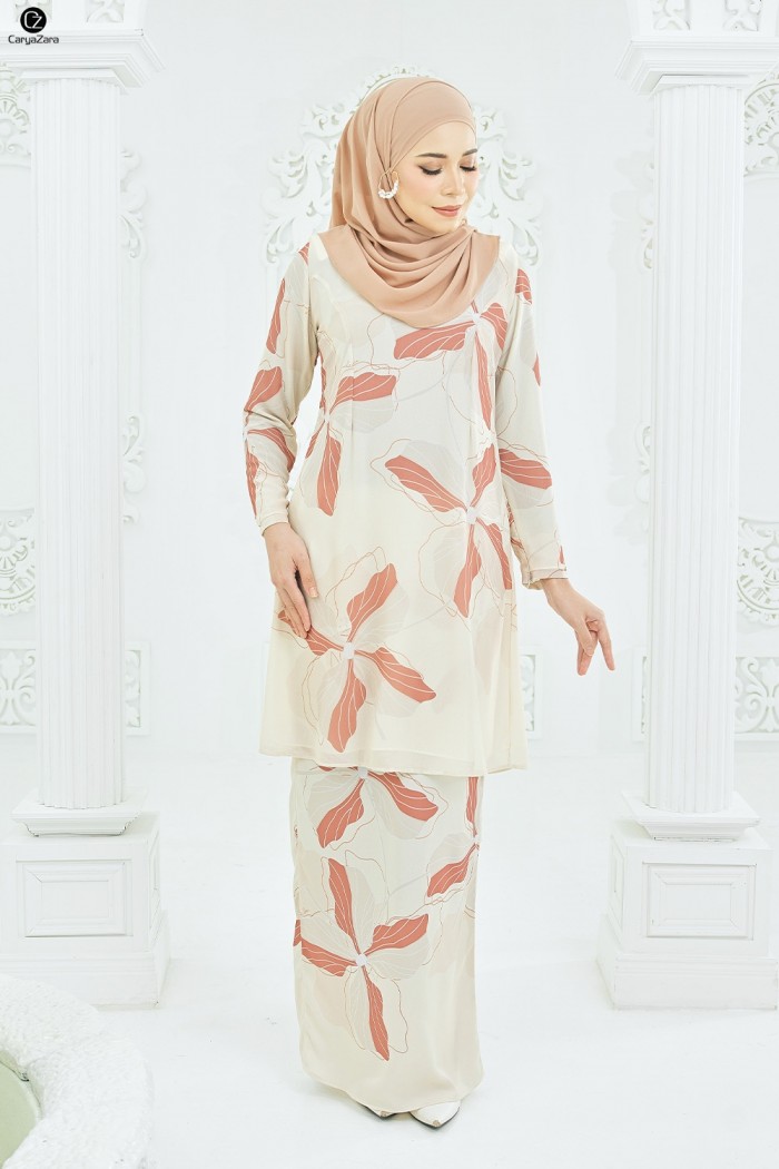 Mahsuri Kurung - Cream Butter