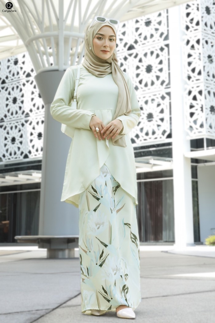 Tulip Printed - Khakis Green