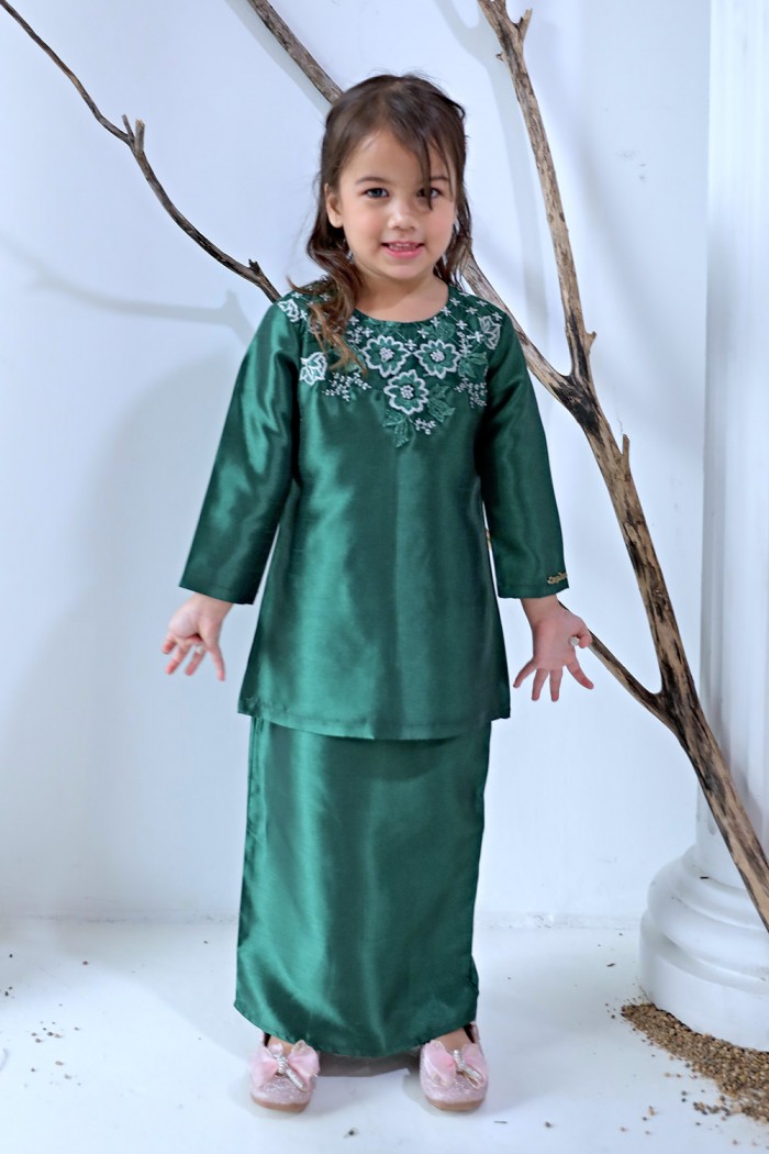 Talita Silk Kids - Emerald Green
