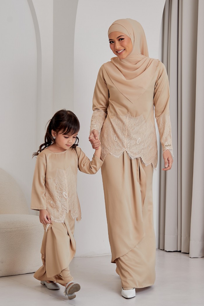 Melyta Kurung Kids - Nude Brown