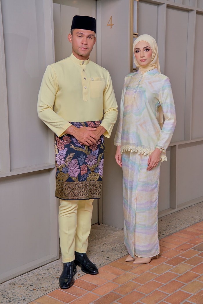 Eva Mini Kurung - Soft Yellow