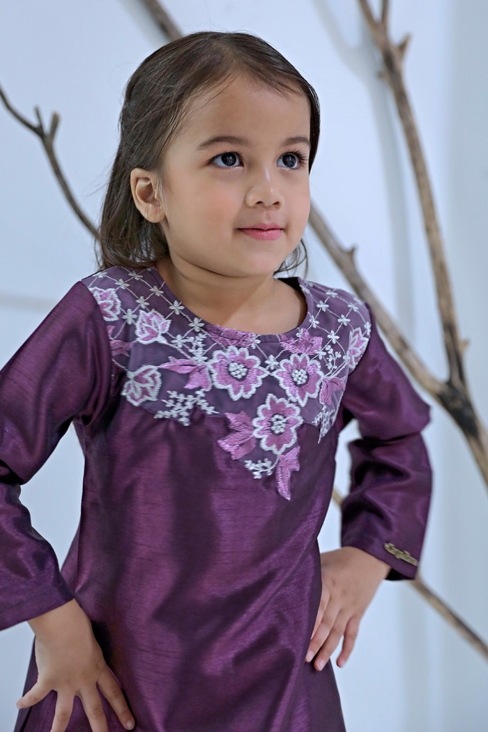 Talita Silk Kids - Plum Purple