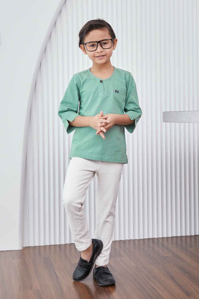Kurta Hayder Kids - Mint Green