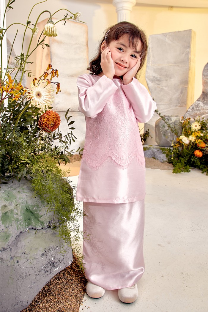 Sumayya Silk Kids - Soft Pink