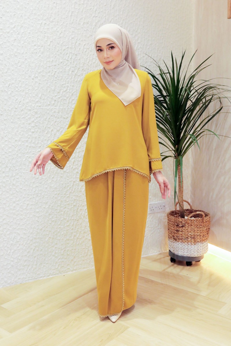 Seri Mini Kurung - Mustard Gold