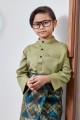 Baju Melayu Yusoff Kids - Olive Green