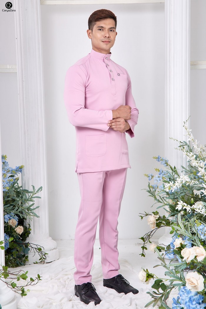 Baju Melayu Yusoff - Purple Bandung