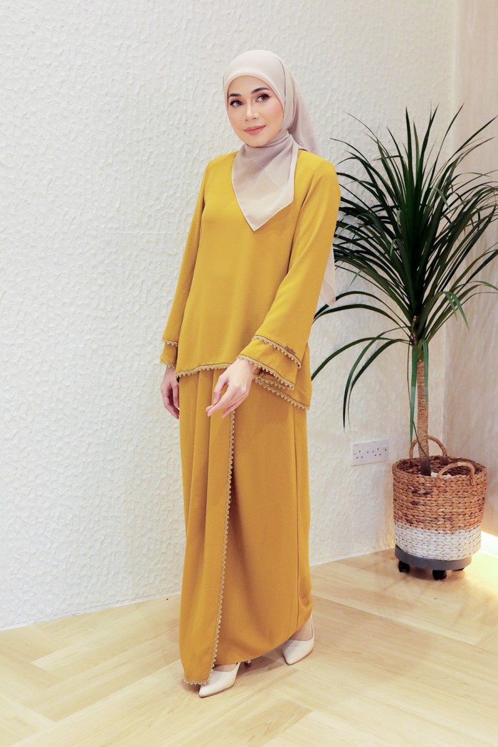 Seri Mini Kurung - Mustard Gold