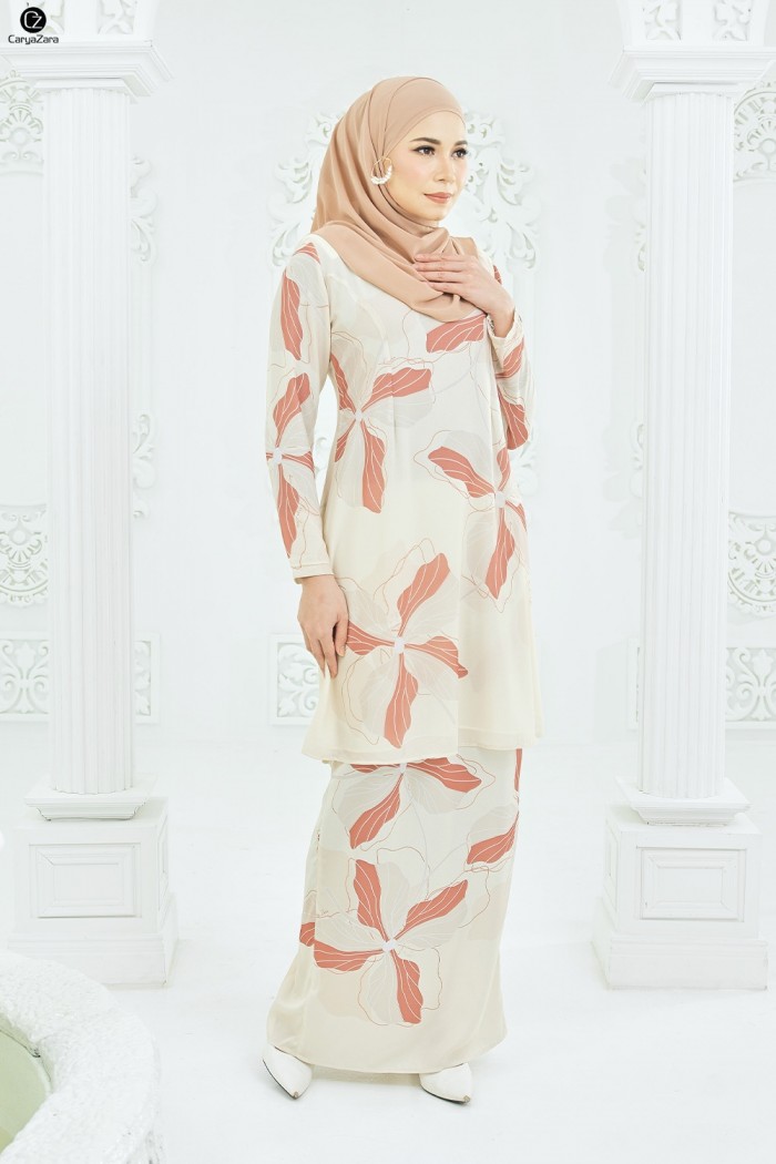 Mahsuri Kurung - Cream Butter