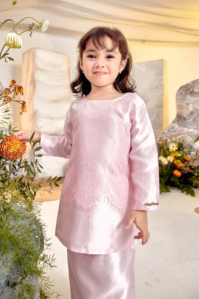 Sumayya Silk Kids - Soft Pink