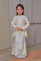 Eva Mini Kurung Kids - Soft Yellow