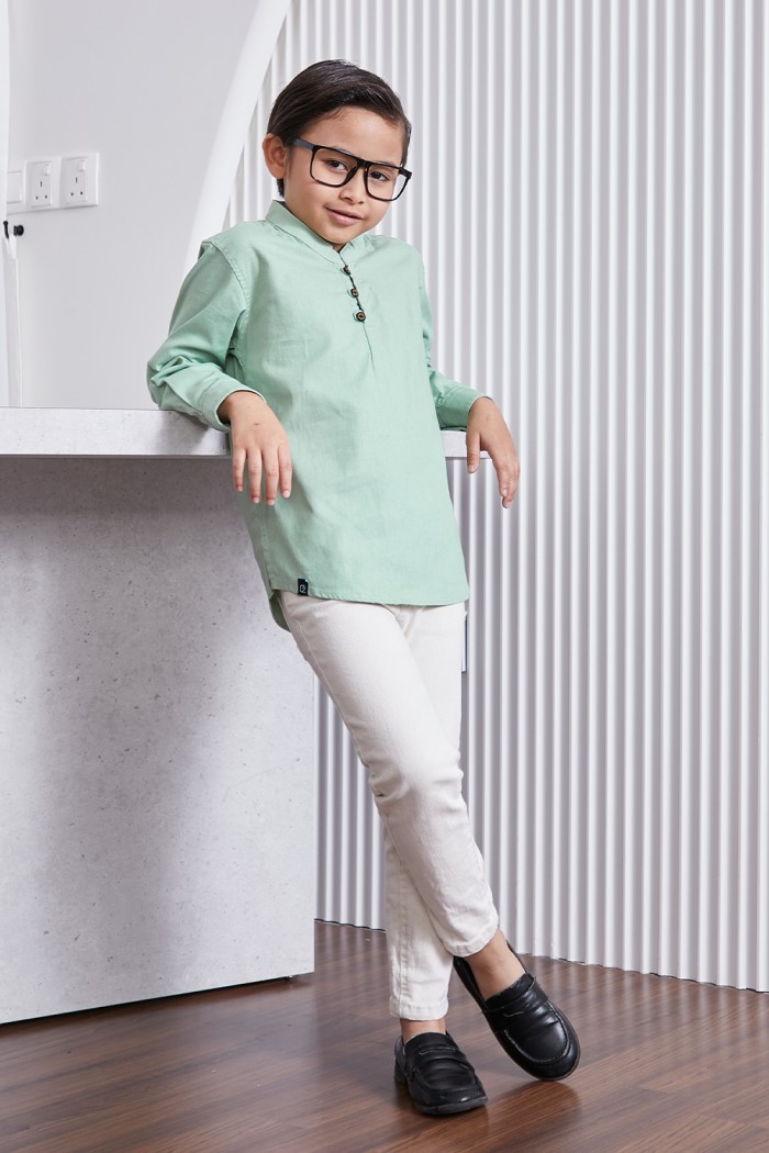 Kurta Fahd Kids - Mint Green