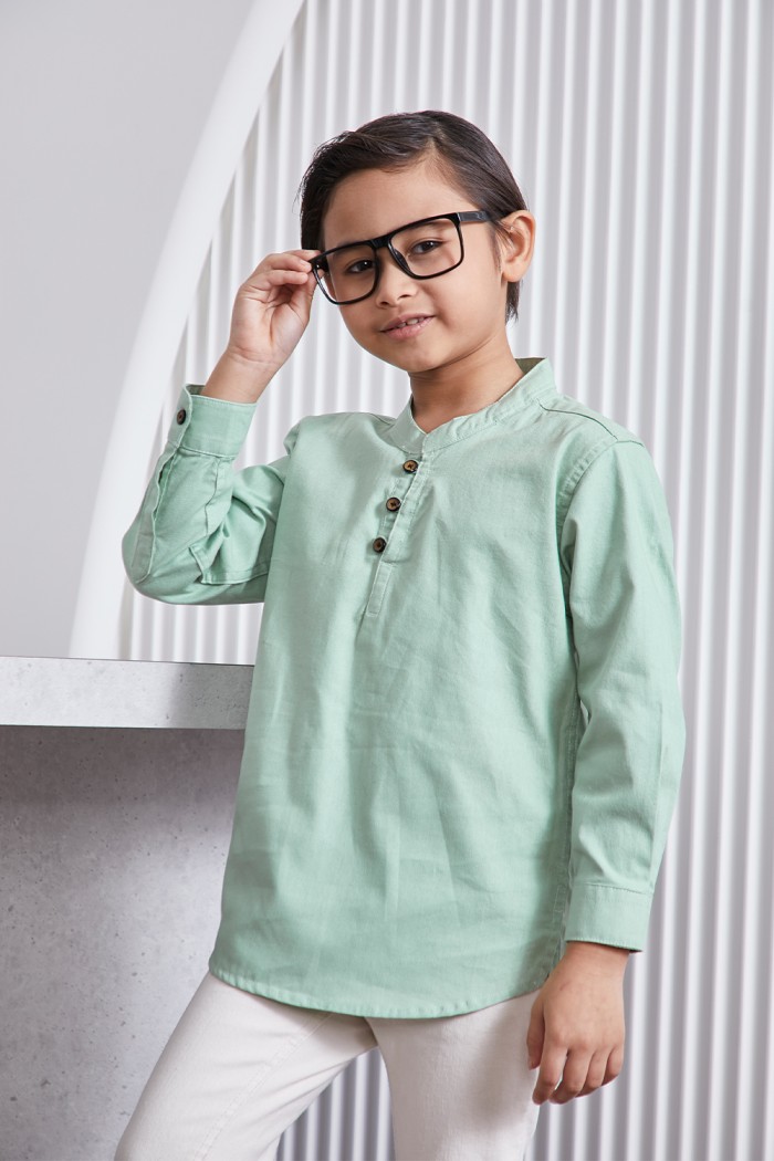 Kurta Fahd Kids - Mint Green