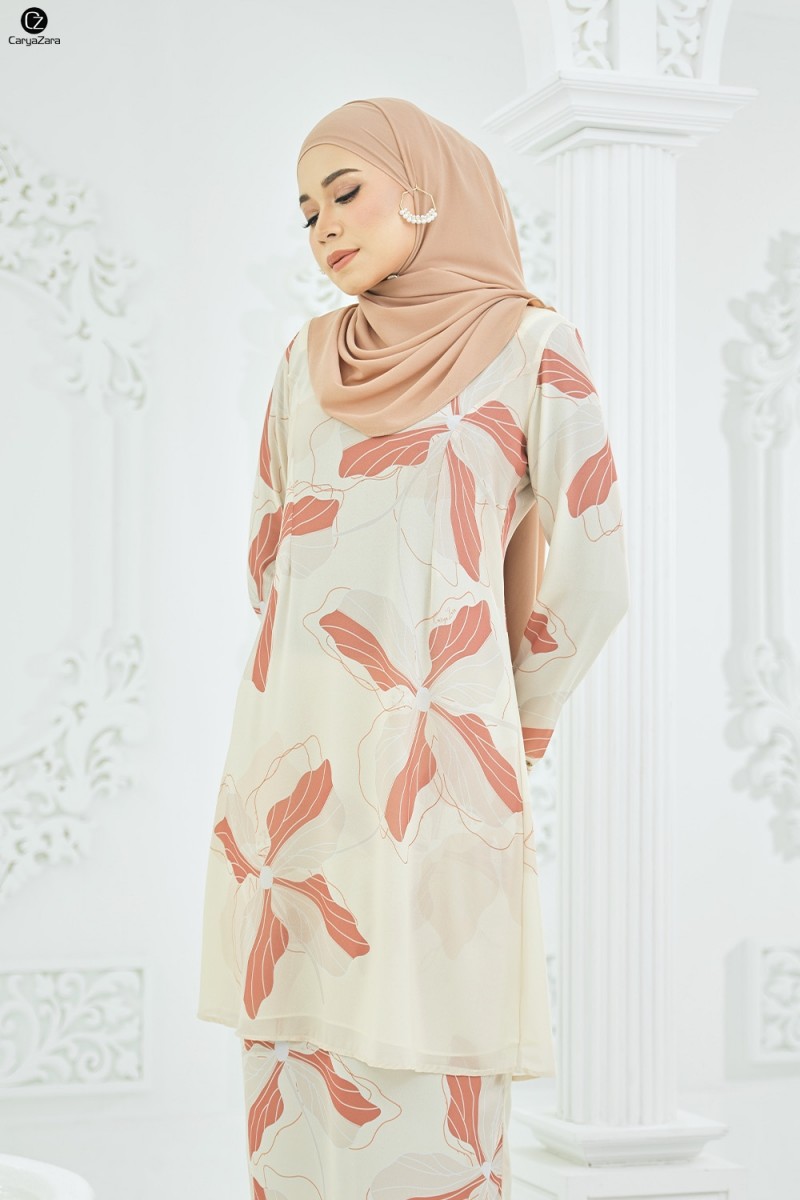 Mahsuri Kurung - Cream Butter