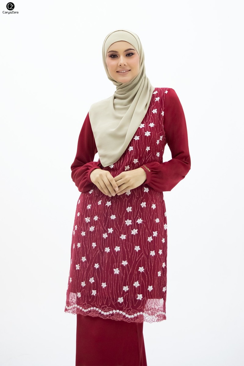 Lateefa Luxe - Maroon