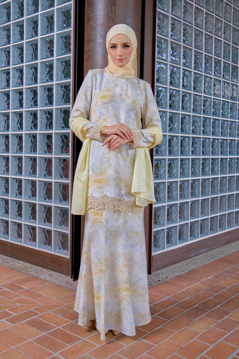 Qiara Kurung - Soft Yellow