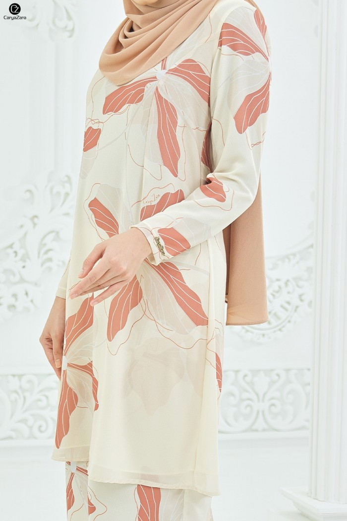 Mahsuri Kurung - Cream Butter