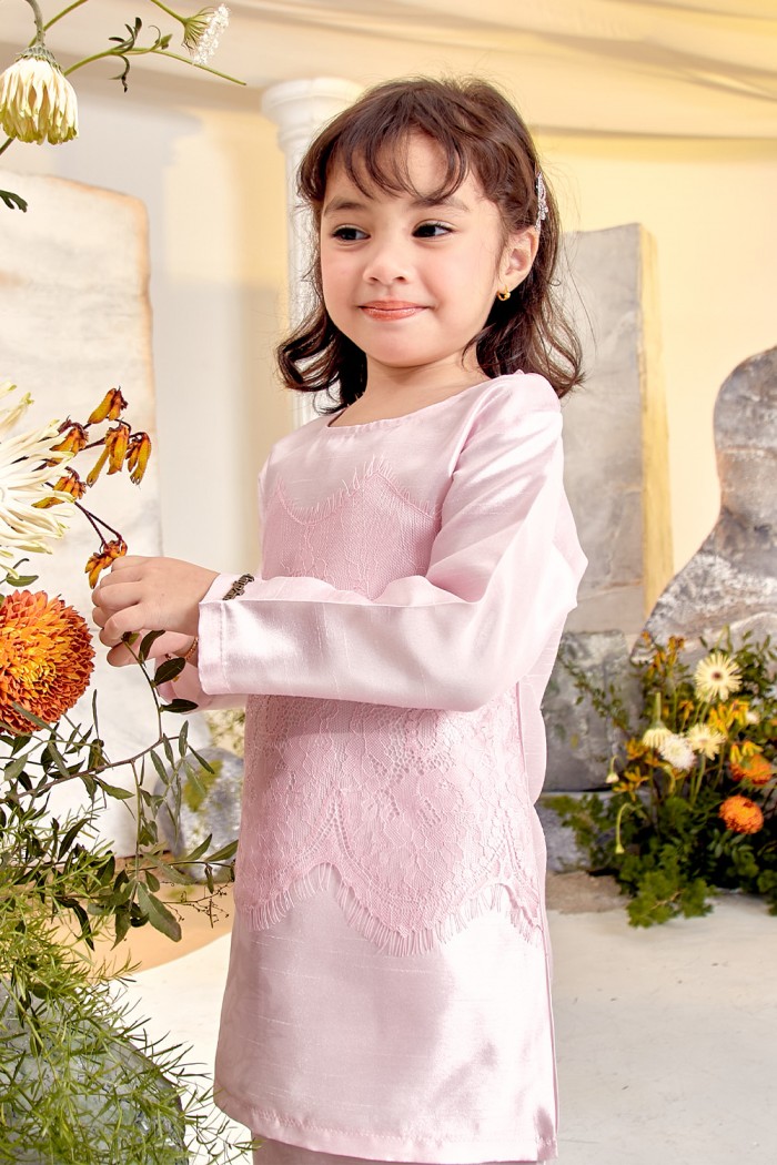 Sumayya Silk Kids - Soft Pink