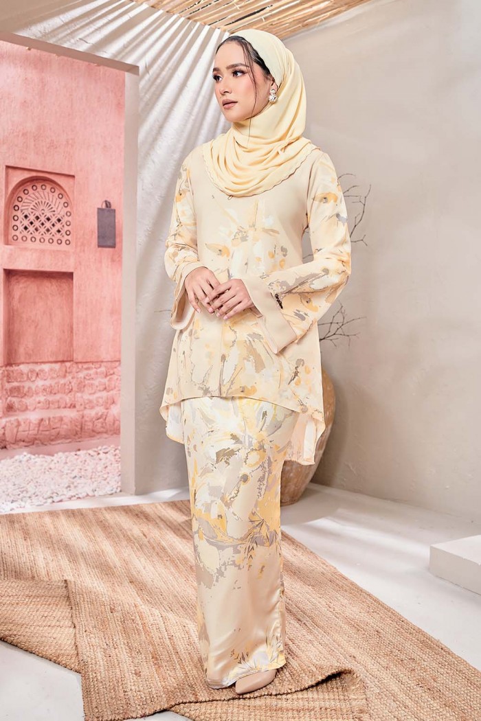 Julita Kurung - Soft Yellow