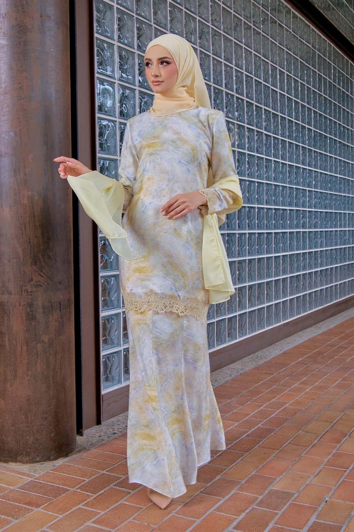 Qiara Kurung - Soft Yellow