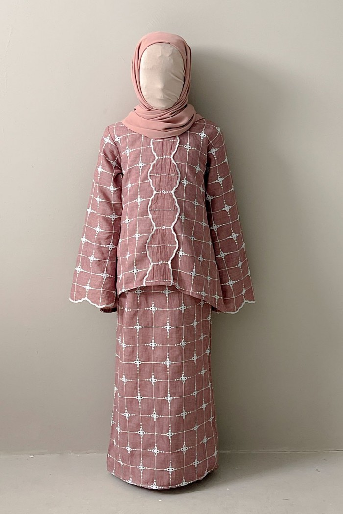 Marwa Kebaya Kids - Dusty Pink