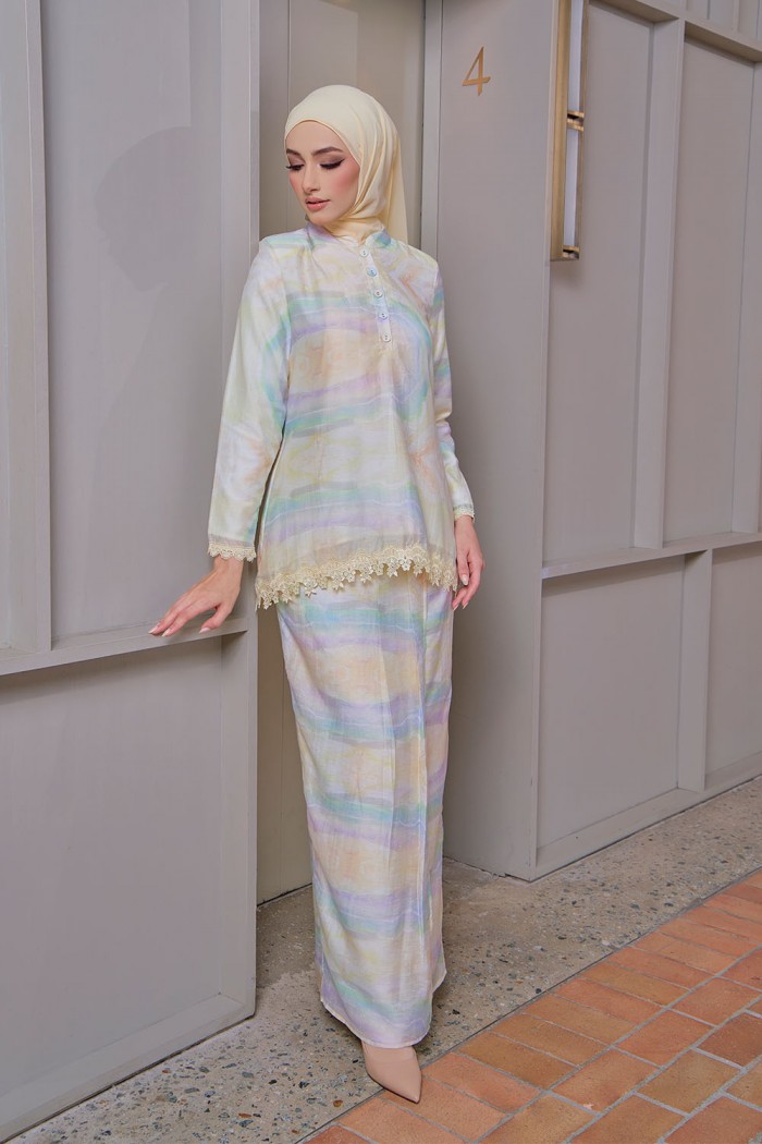 Eva Mini Kurung - Soft Yellow