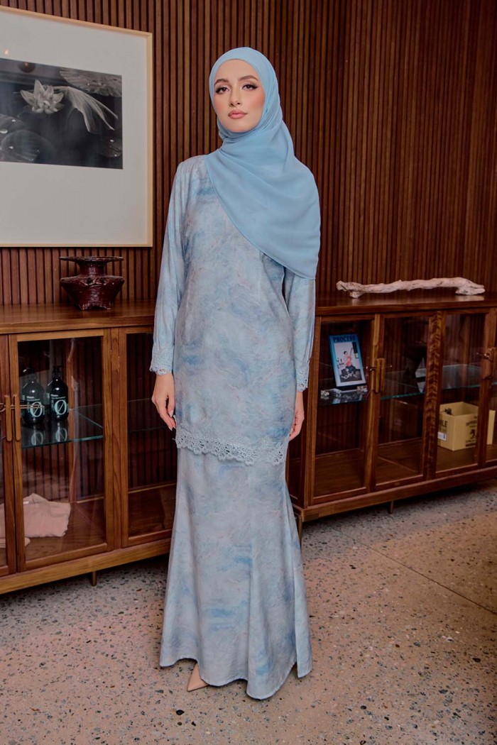 Qiara Kurung - Sky Blue