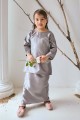 Sumayya Silk Kids - Dark Grey