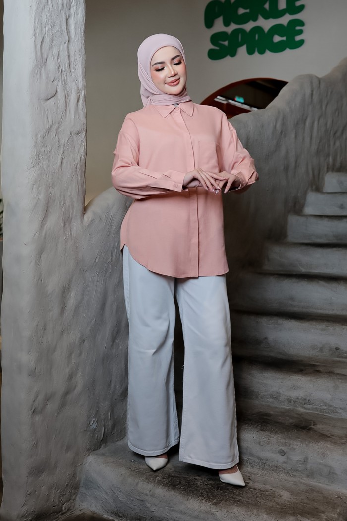 Zeera Shirt - Light Peach