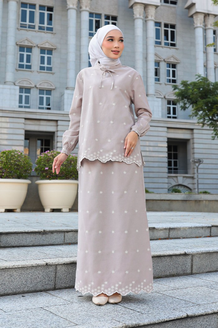 Kate Linen Set - Light Mauve