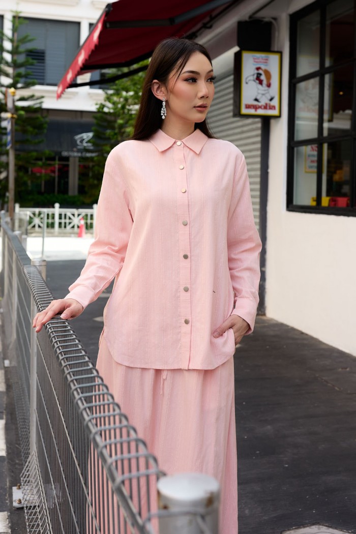 Evelyn Suit with Skirt 2.0 - Soft Pink