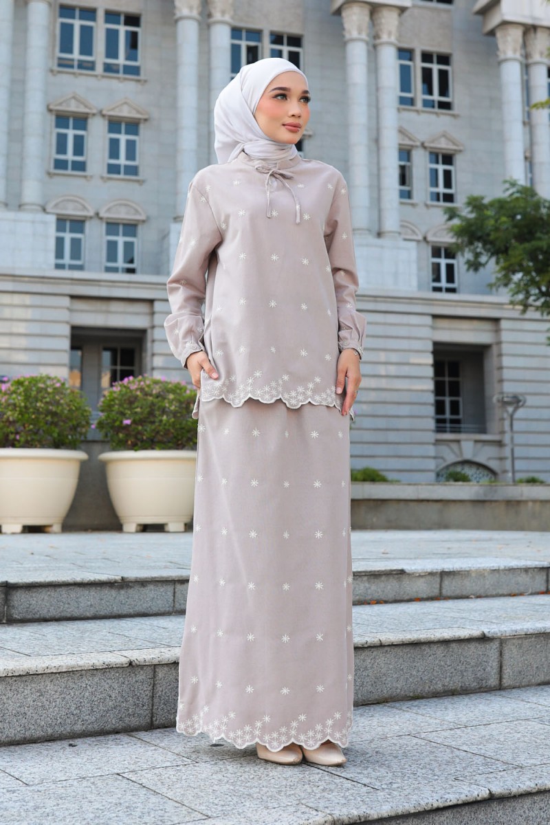 Kate Linen Set - Light Mauve