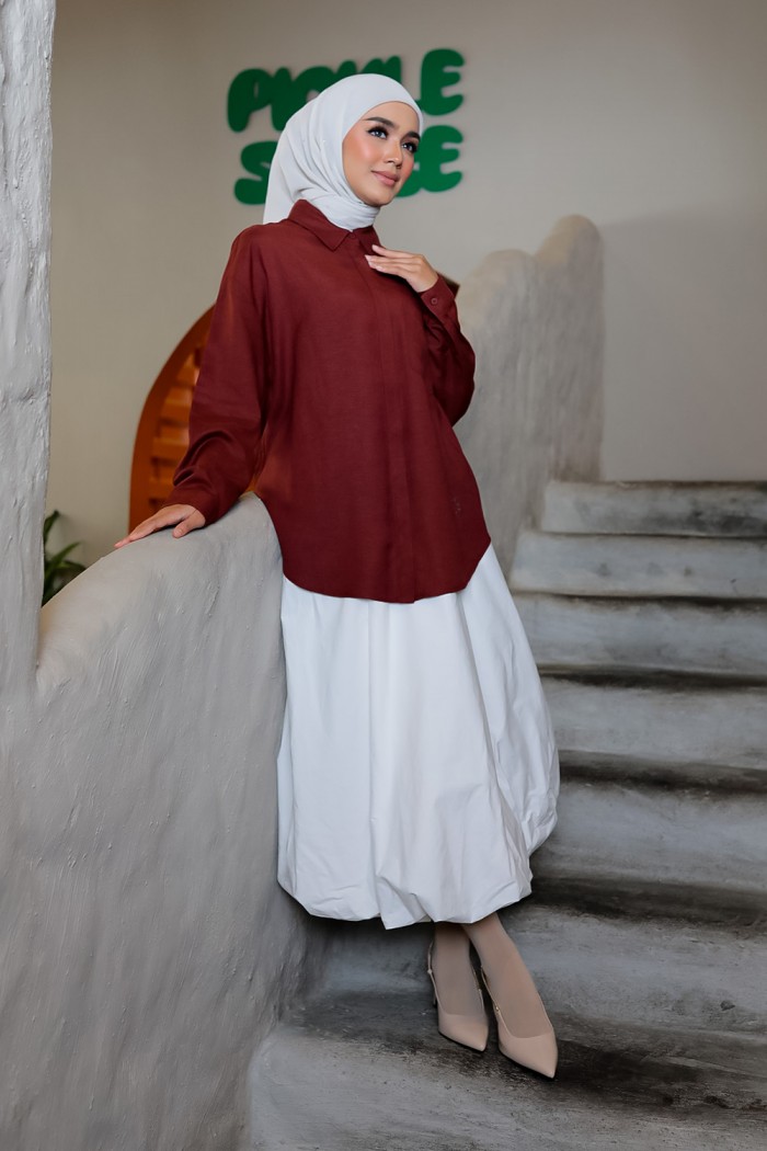Zeera Shirt - Maroon