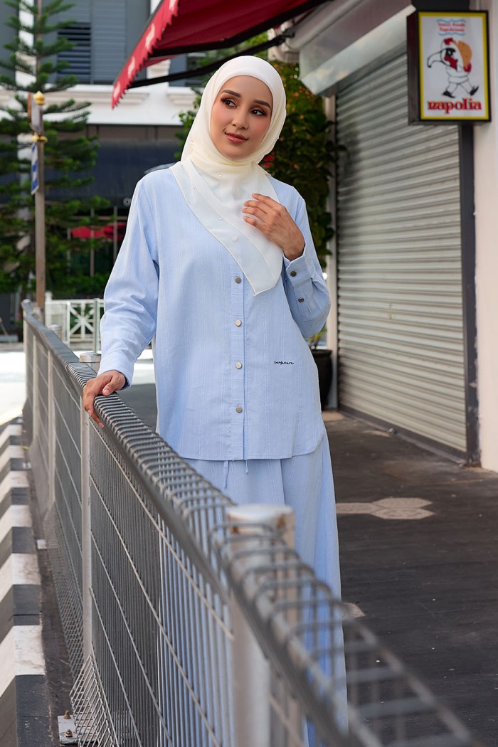 Evelyn Suit with Skirt 2.0 - Baby Blue