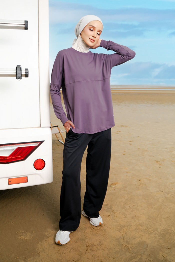 Lightweight Dry-Fit Top - Dark Purple