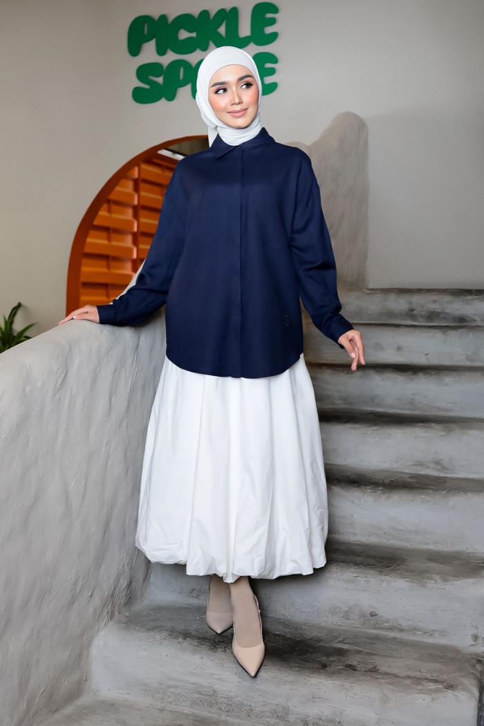 Zeera Shirt - Navy Blue