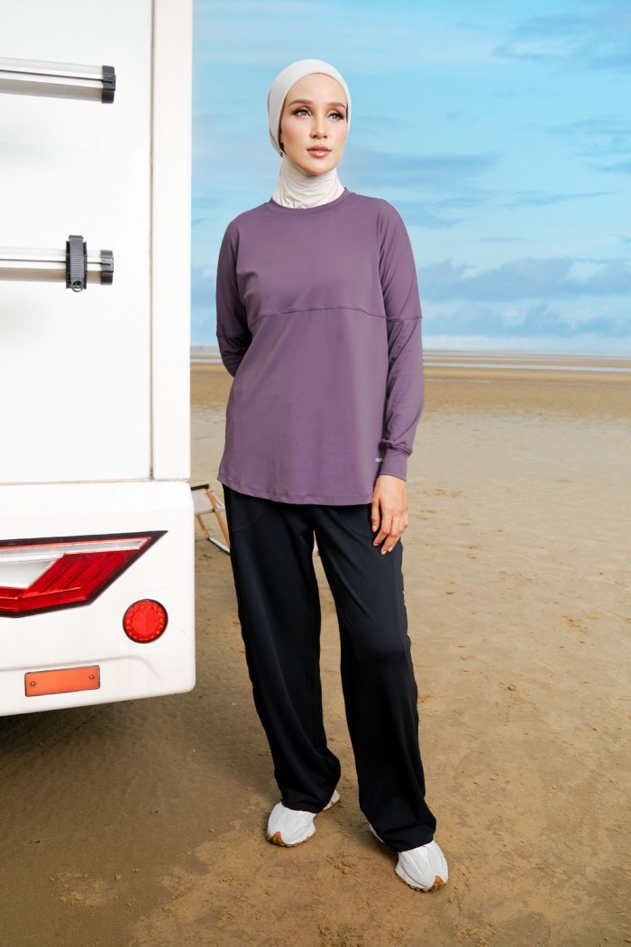 Lightweight Dry-Fit Top - Dark Purple