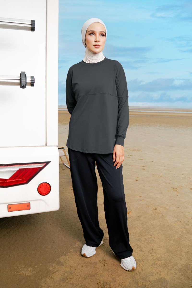 Lightweight Dry-Fit Top - Steel Grey