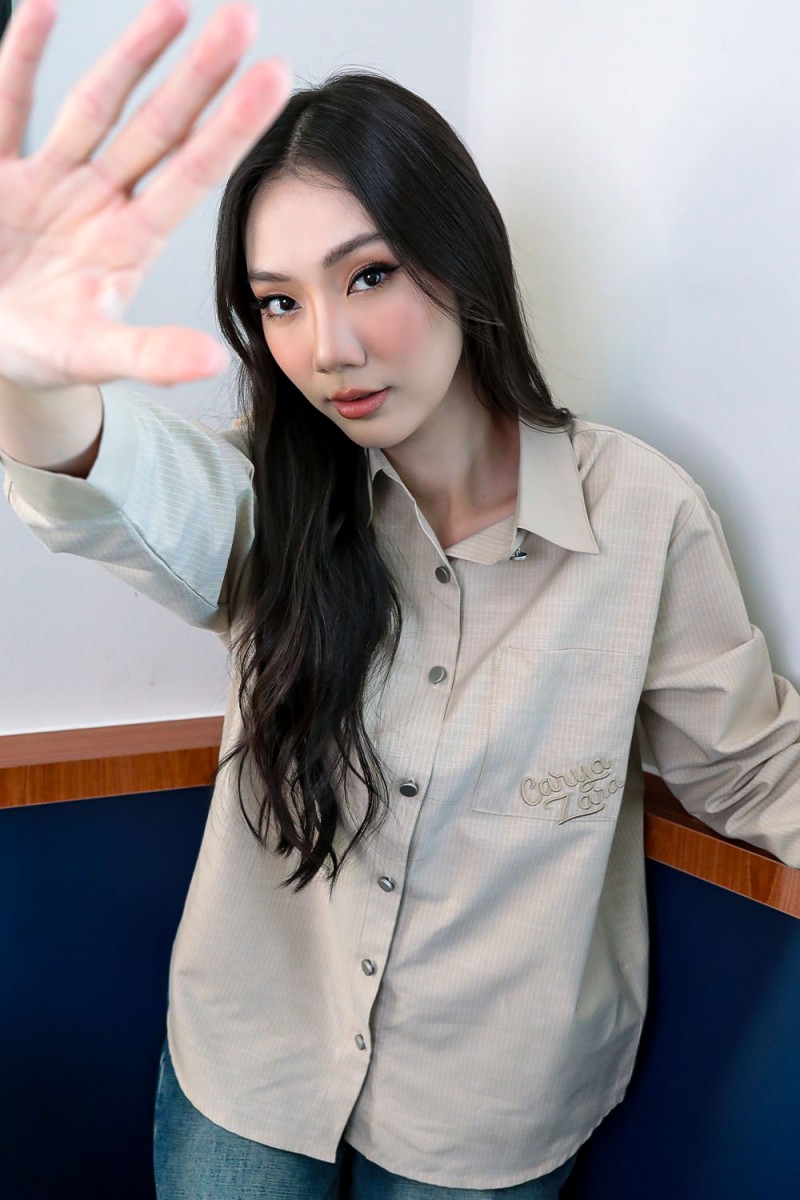Elise Premium Shirt - Khaki