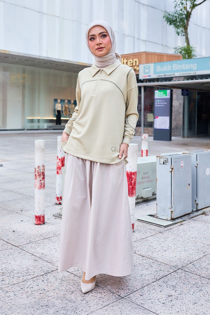 Viena Plain Shirt - Dusty Green