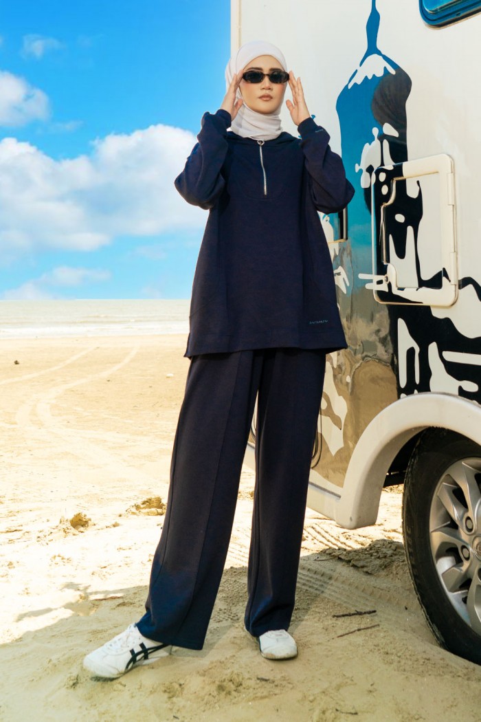 Gisele Suit Hoodie 2 - Navy Blue