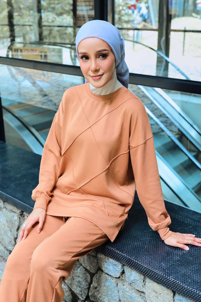 Stella Suit - Tangerine Orange