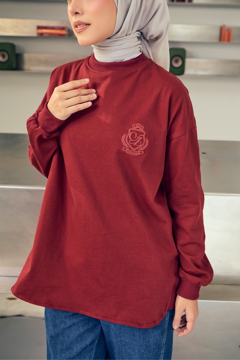 Tayra Shirt - Maroon