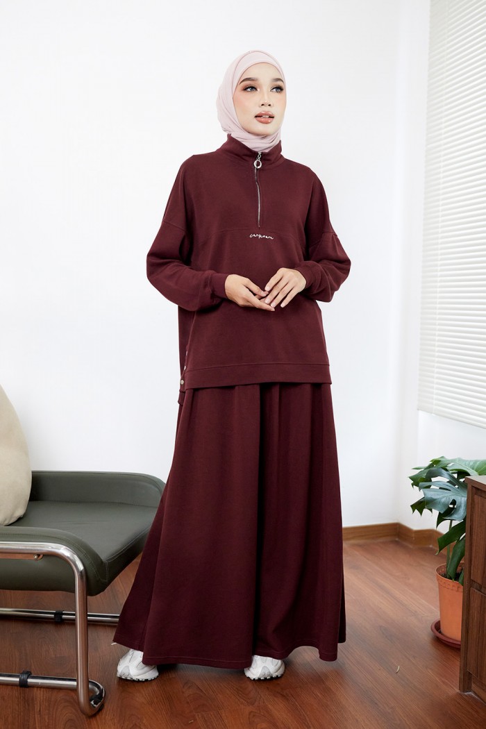 Joana Suit - Burgundy